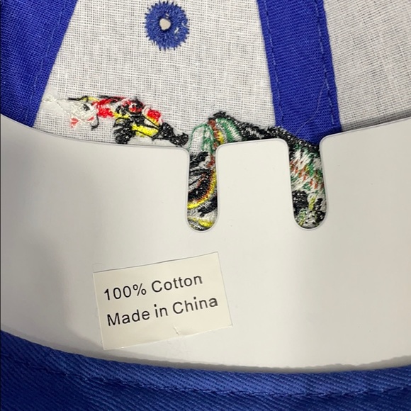 Bass Fish Blue Cotton Hat NWOT - Picture 9 of 11